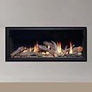 Apex Fires Cirrus X1 HE Frameless Hole in the Wall Inset Gas Fire